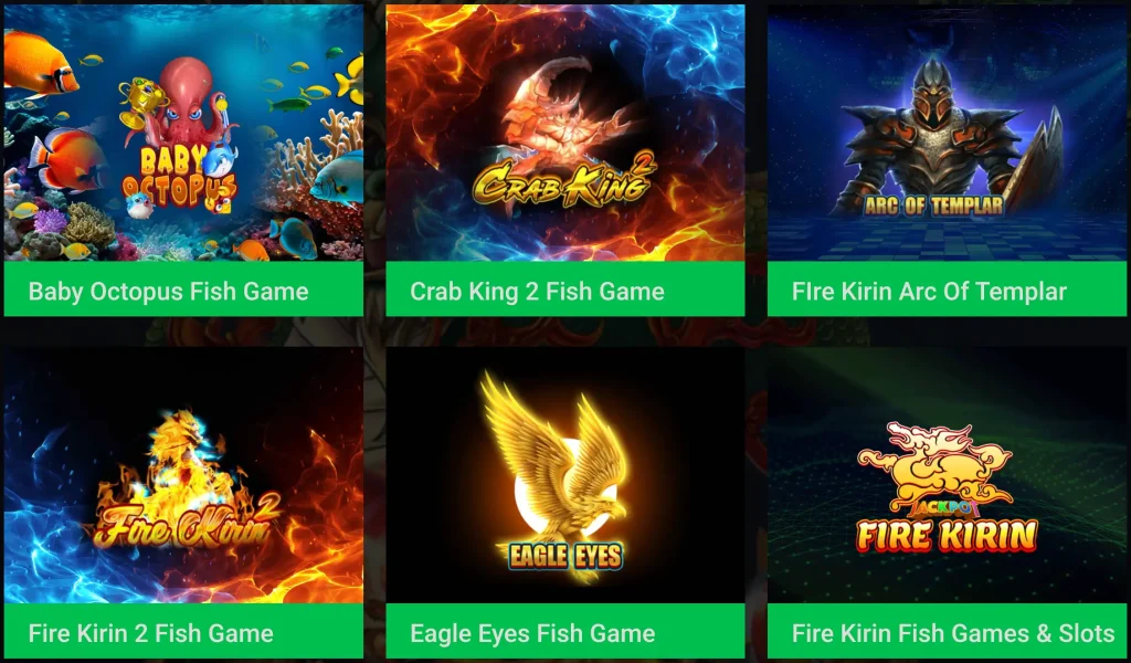 some FireKirin games